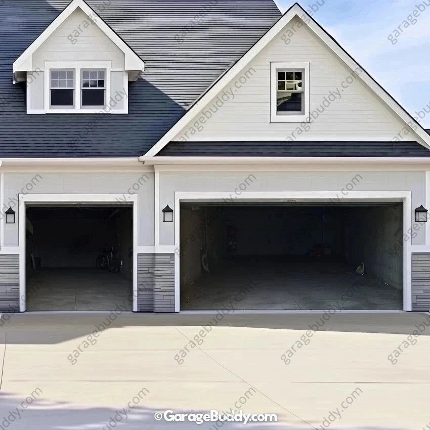 Empty Garage | Halloween Garage Door Cover - Free Shipping