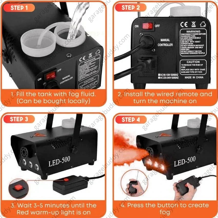 SmokyGlow Fog & Light Machine - Free Shipping