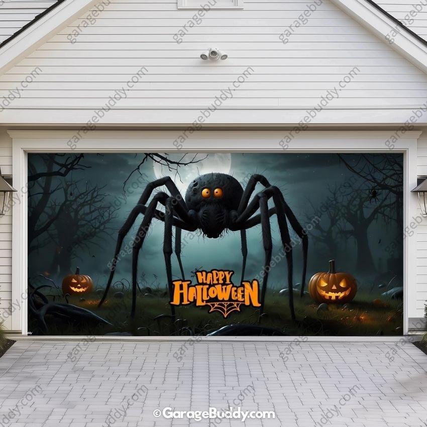 Giant Spider | Halloween Garage Door Cover - Free Shipping