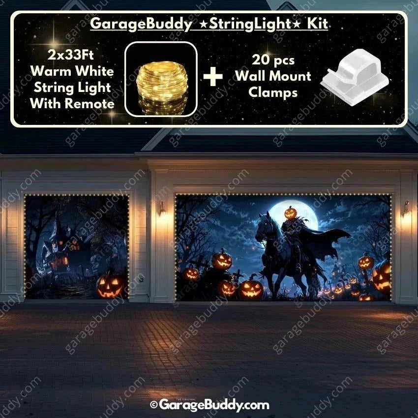 Headless Horseman | Halloween Garage Door Cover - Free Shipping