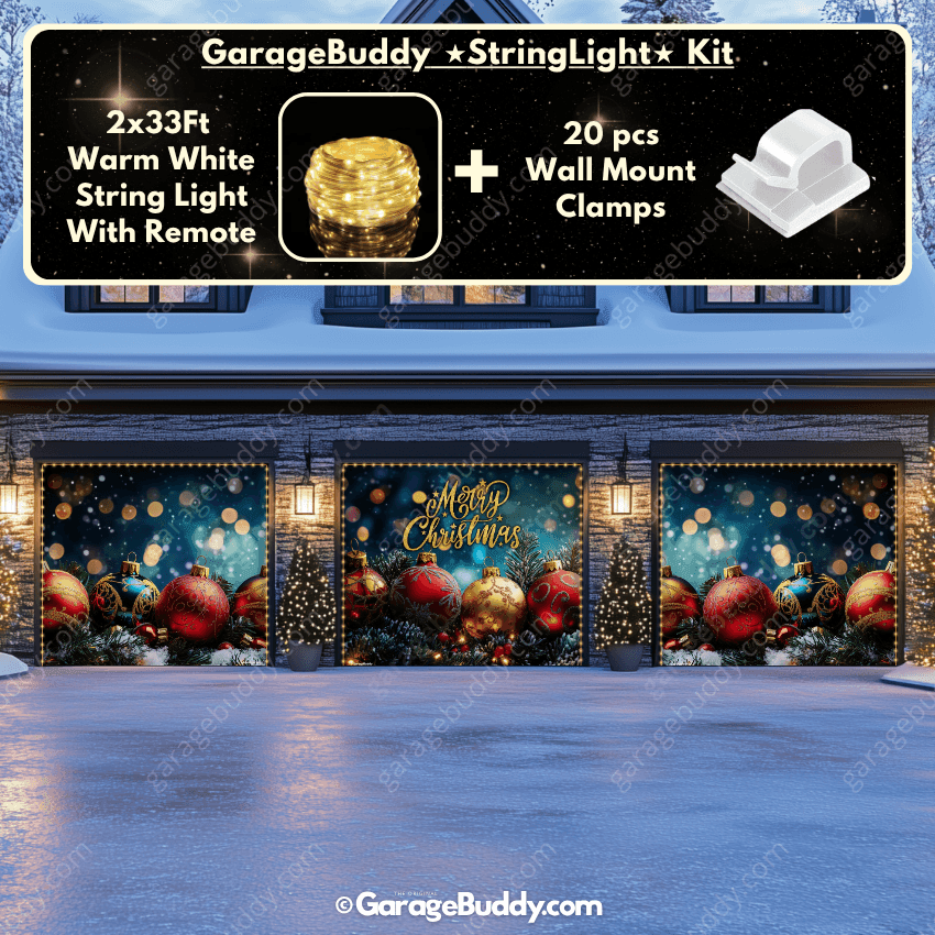 Merry Christmas | Christmas Garage Door Cover - Free Shipping