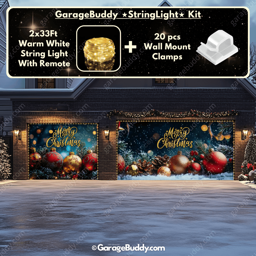 Merry Christmas | Christmas Garage Door Cover - Free Shipping