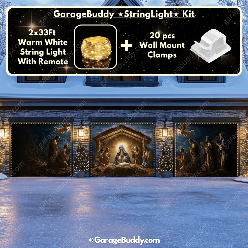 Nativity Scene | Christmas Garage Door Cover - Free Shipping