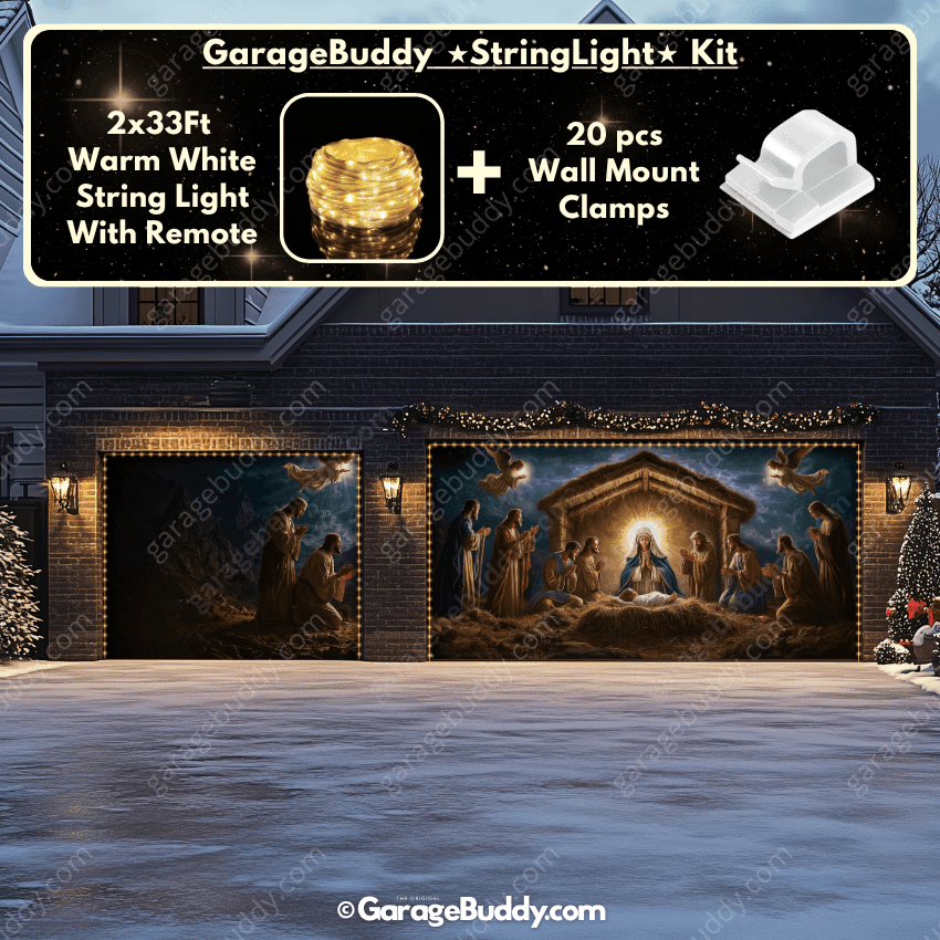 Nativity Scene | Christmas Garage Door Cover - Free Shipping