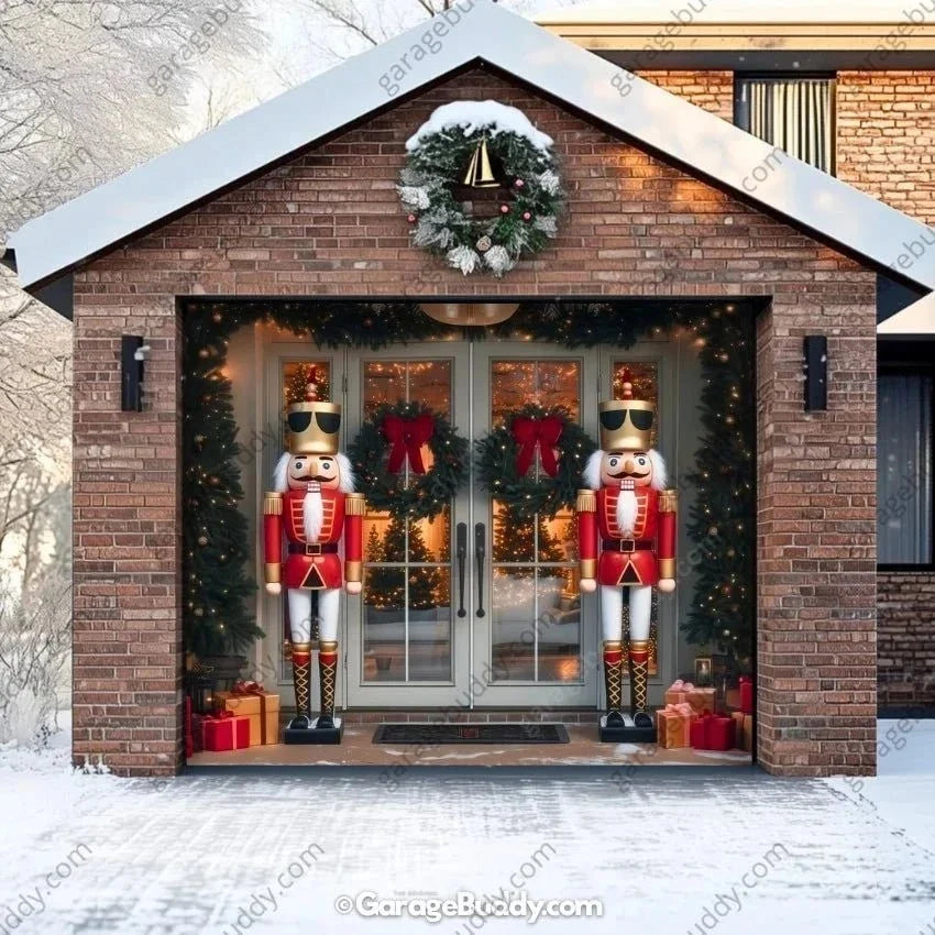 NutCracker Guards | Christmas Garage Door Cover - Free Shipping
