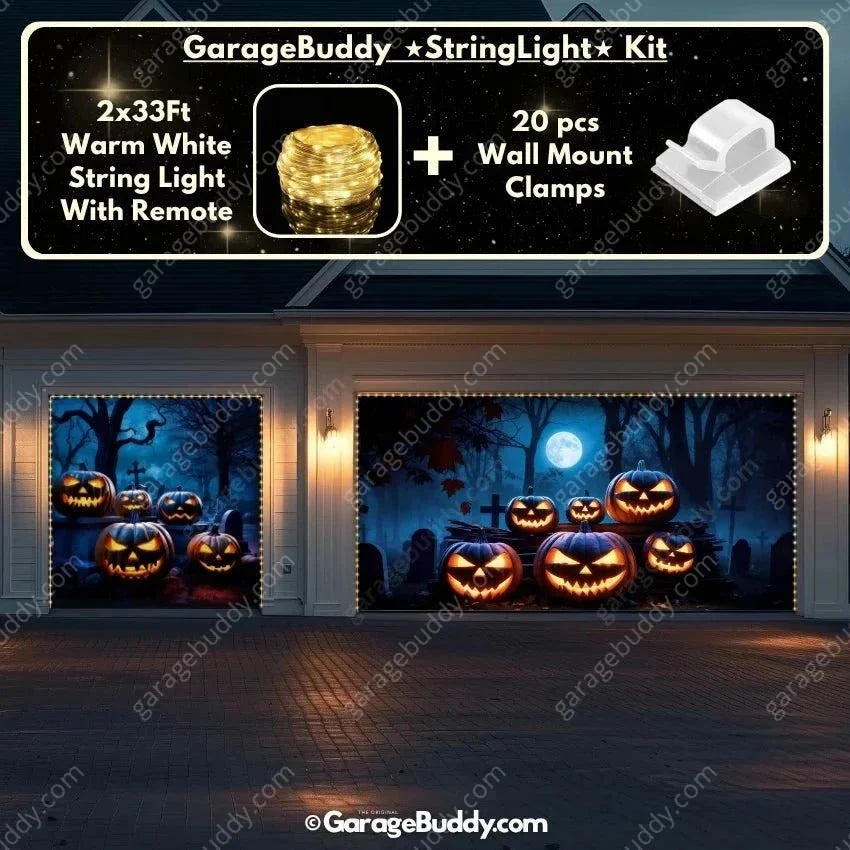 Cursed Pumpkins | Halloween Garage Door Cover - Free Shipping