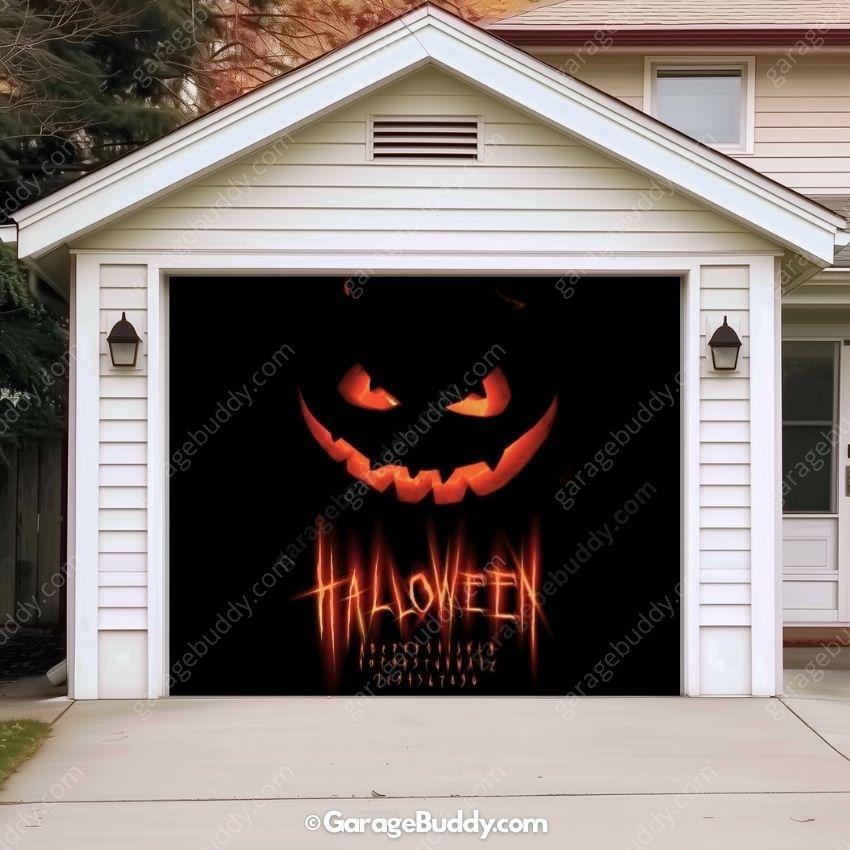 Spooky Halloween | Halloween Garage Door Cover - Free Shipping