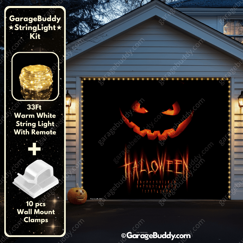 Spooky Halloween | Halloween Garage Door Cover - Free Shipping
