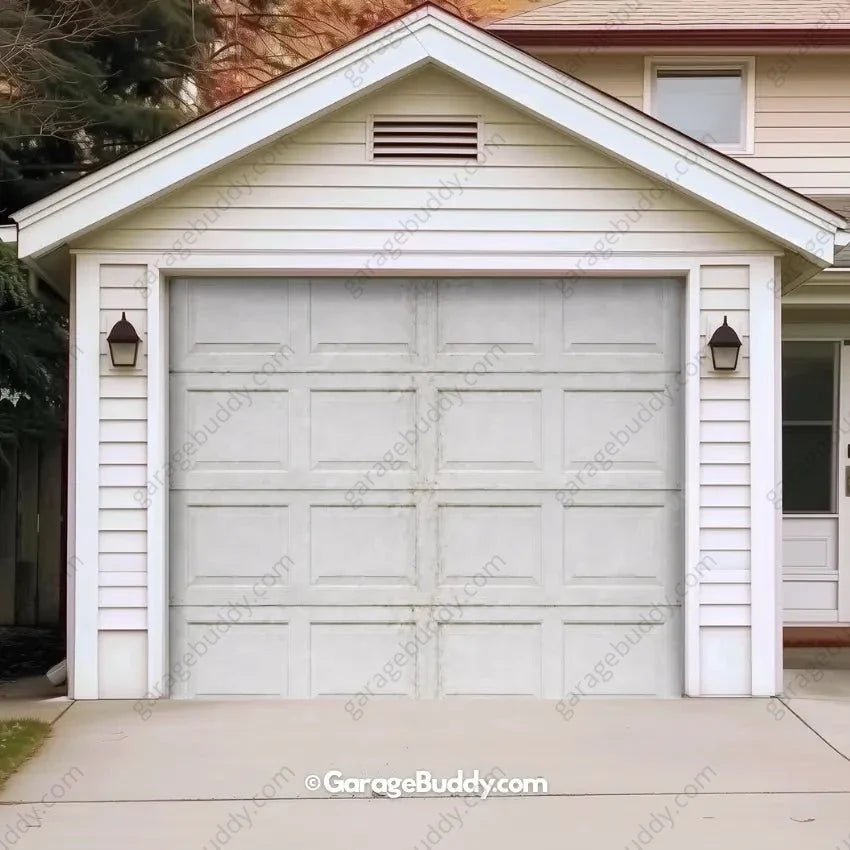 Faux Panel Door | Garage Door Cover - Free Shipping