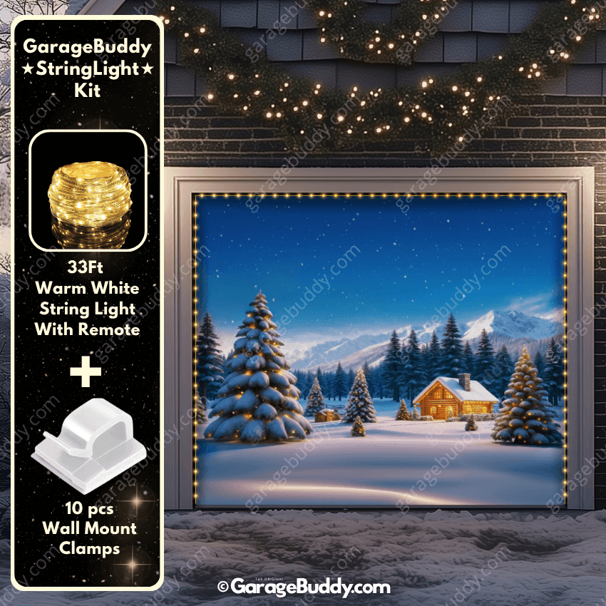 Winter Haven | Christmas Garage Door Cover - Free Shipping