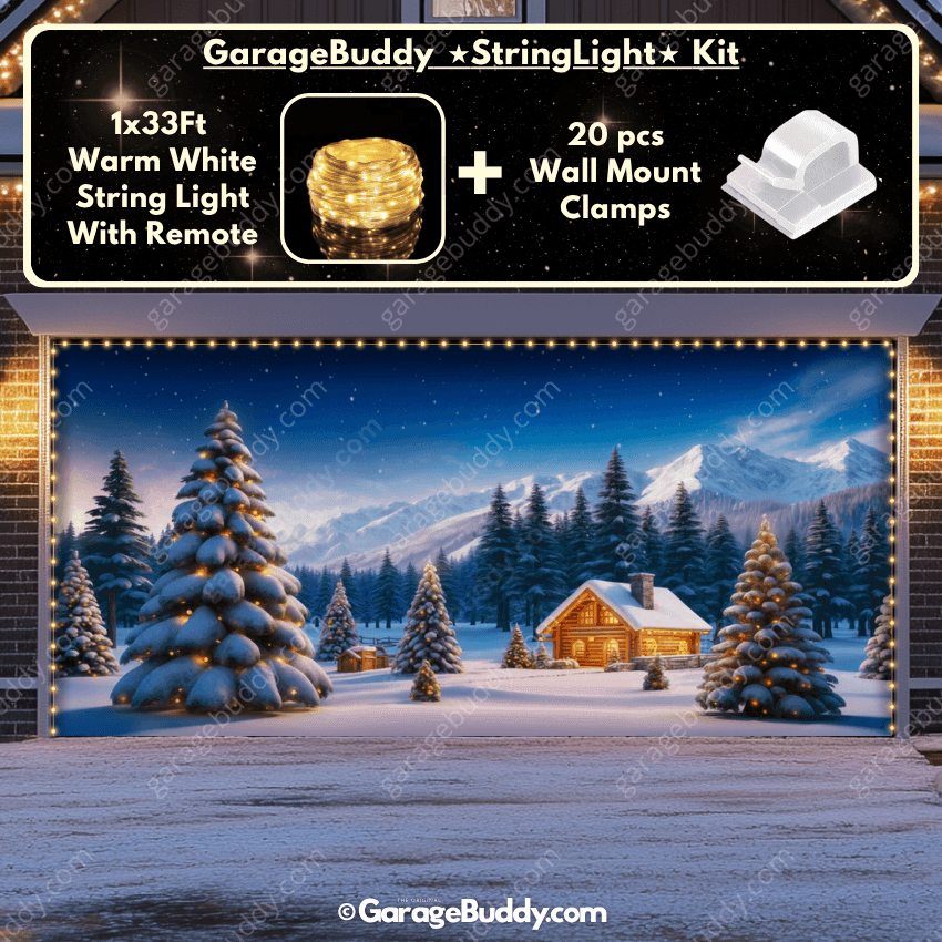 Winter Haven | Christmas Garage Door Cover - Free Shipping