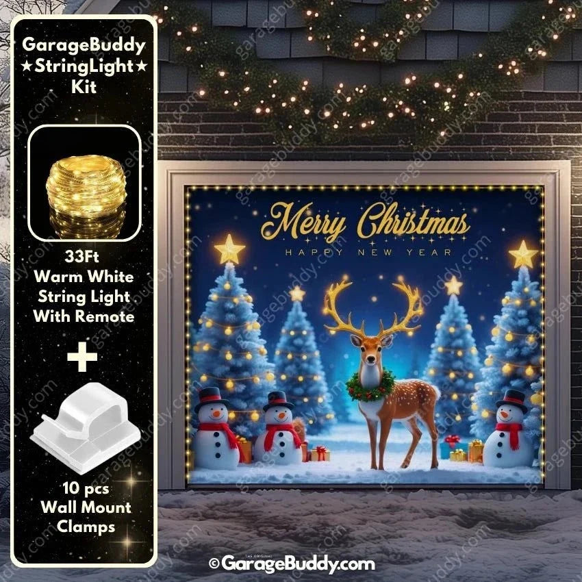 Winter Wonderland | Christmas Garage Door Cover - Free Shipping