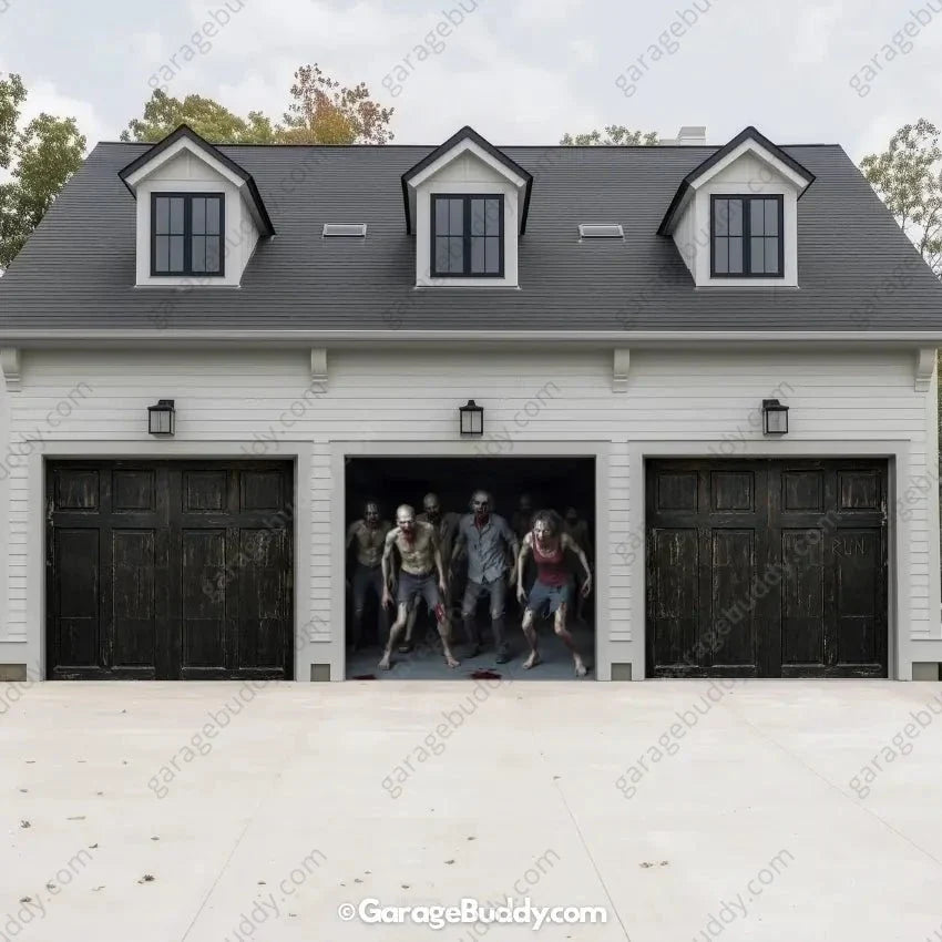 Zombie Invasion | Halloween Garage Door Cover - Free Shipping