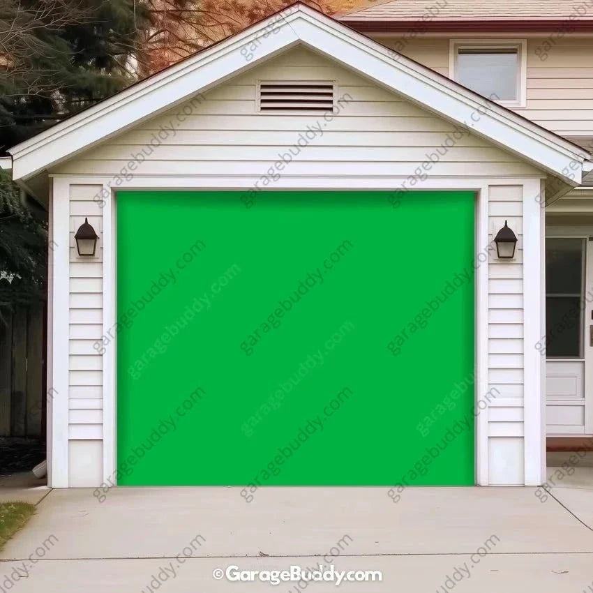 Green Screen | Garage Door Cover - Free Shipping