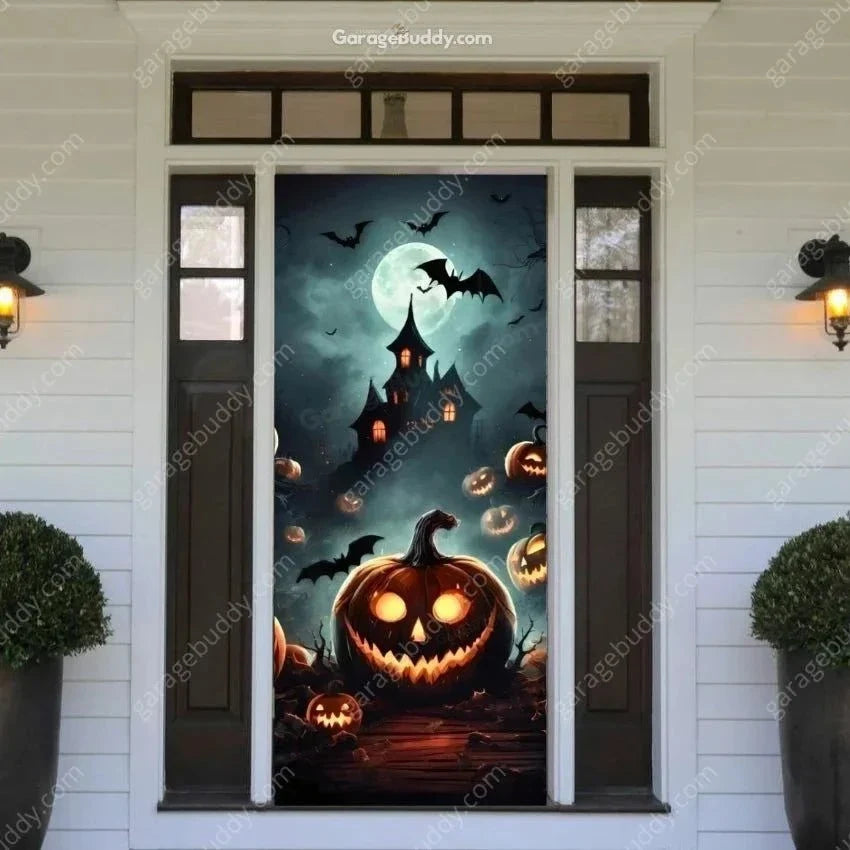 Halloween Front Door Covers - Free Shipping
