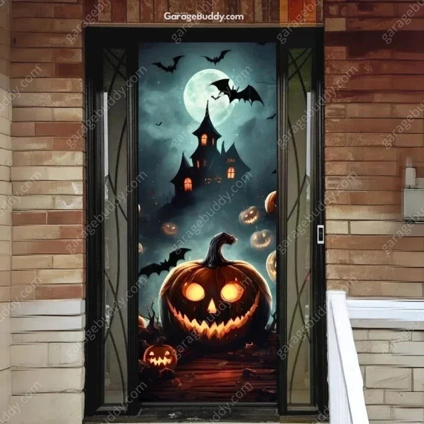 Halloween Front Door Covers - Free Shipping