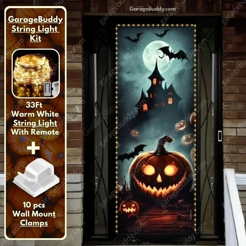 Halloween Front Door Covers - Free Shipping