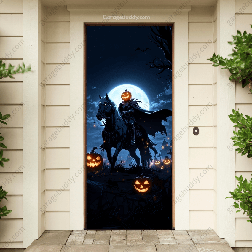 Halloween Front Door Covers - Free Shipping