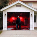 Masked Slasher | Halloween Garage Door Cover - Free Shipping