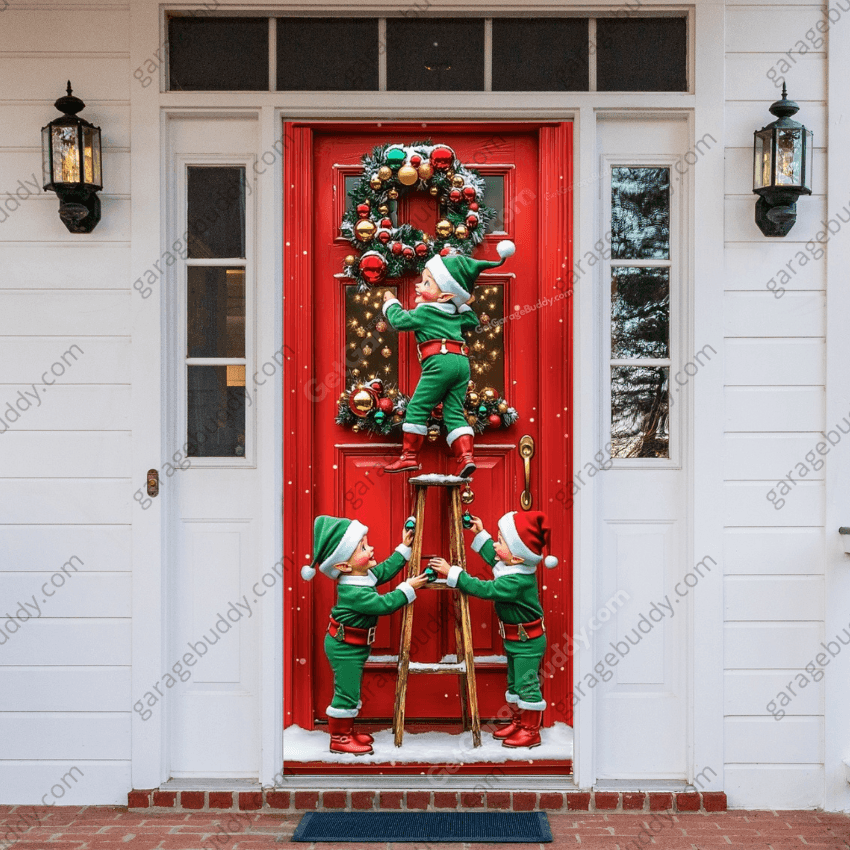 Christmas Front Door Covers - Free Shipping