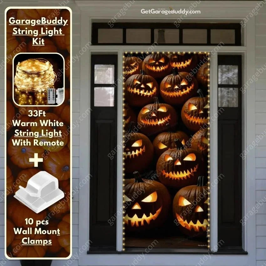 Halloween Front Door Covers - Free Shipping