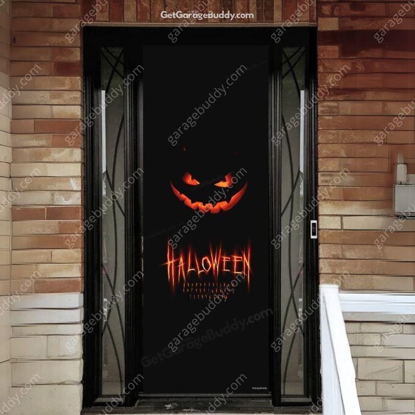 Spooky Halloween | Halloween Front Door Cover - Free Shipping