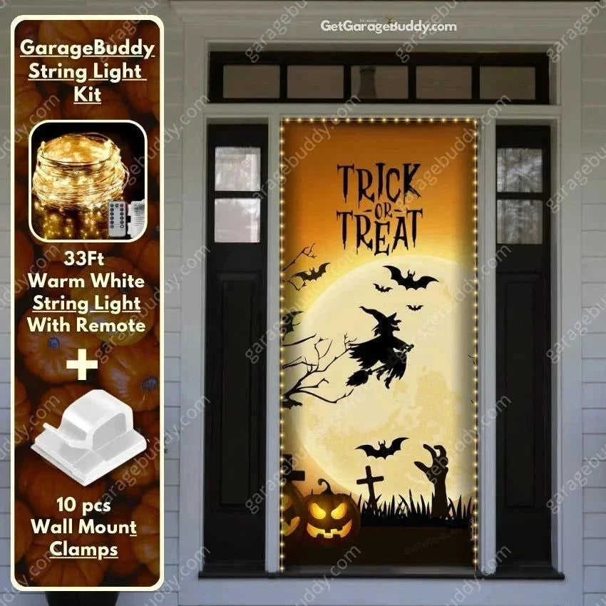 Trick or Treat | Halloween Front Door Cover - Free Shipping
