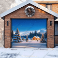 Winter Haven | Christmas Garage Door Cover - Free Shipping