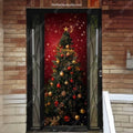 Christmas Tree | Christmas Front Door Cover - Free Shipping