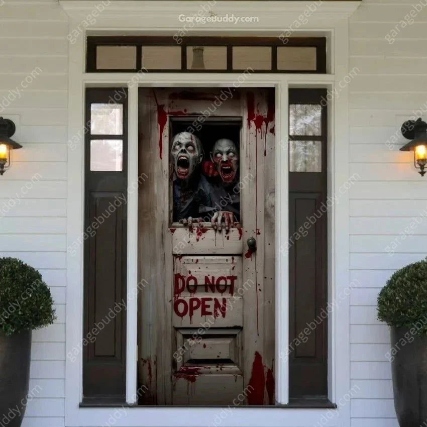 Halloween Front Door Covers - Free Shipping