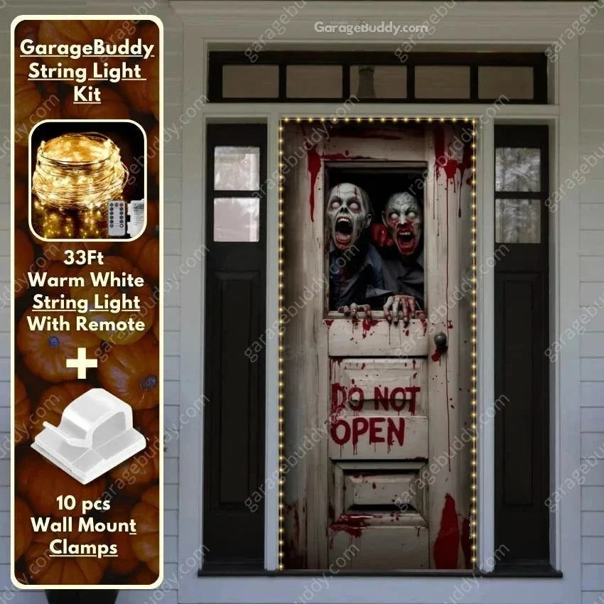 Halloween Front Door Covers - Free Shipping