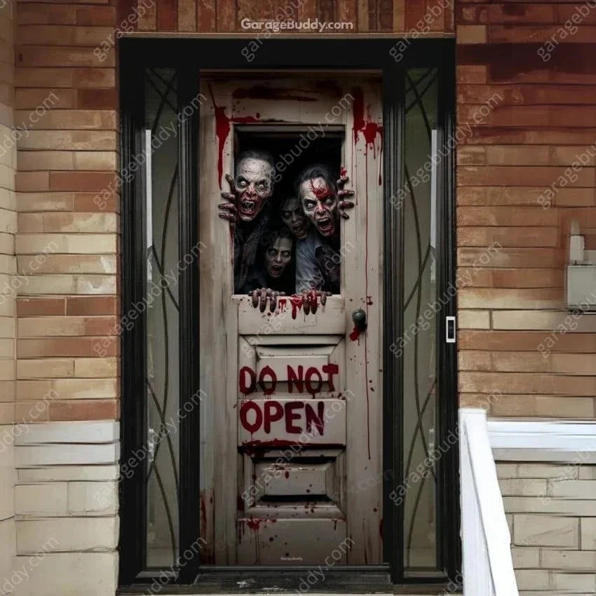 Halloween Front Door Covers - Free Shipping