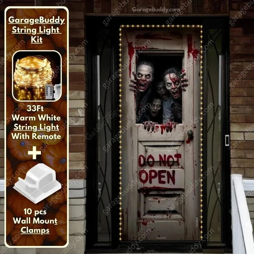 Halloween Front Door Covers - Free Shipping