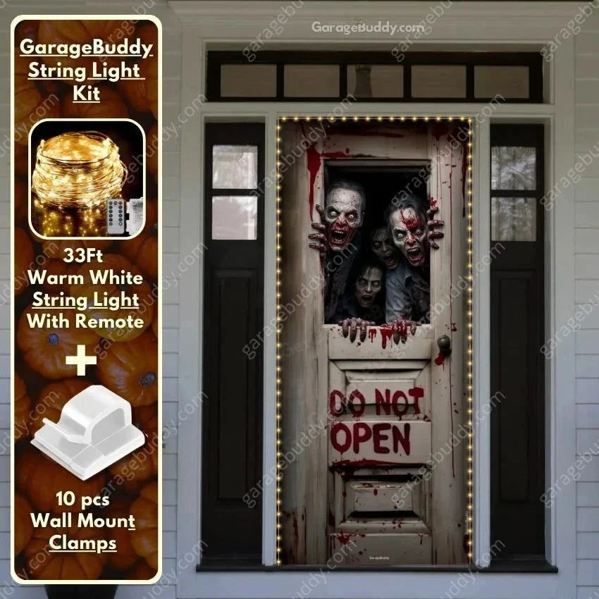 Halloween Front Door Covers - Free Shipping