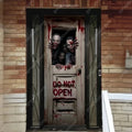Zombie Breach (B) | Halloween Front Door Cover - Free Shipping