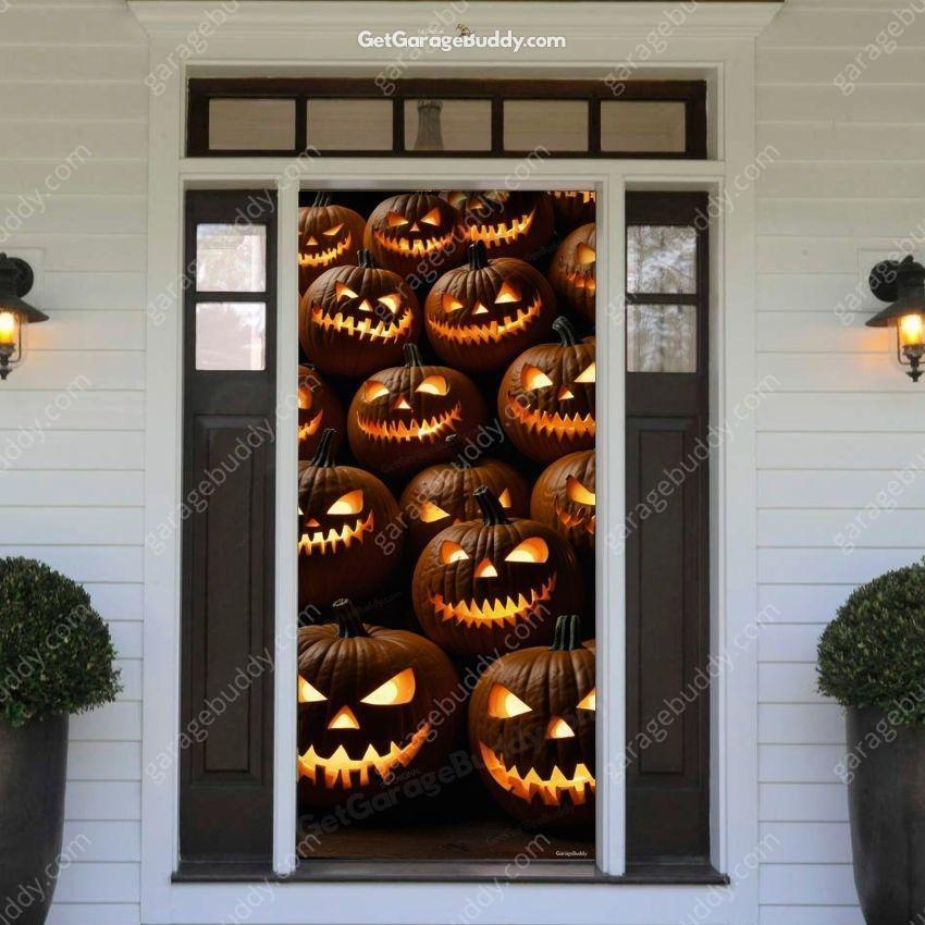 Halloween Front Door Covers - Free Shipping