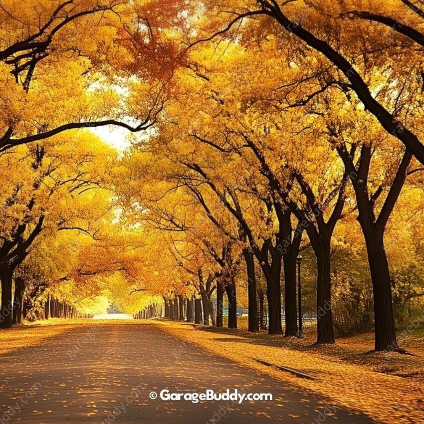 Golden Trail | Nature Garage Door Cover - Free Shipping