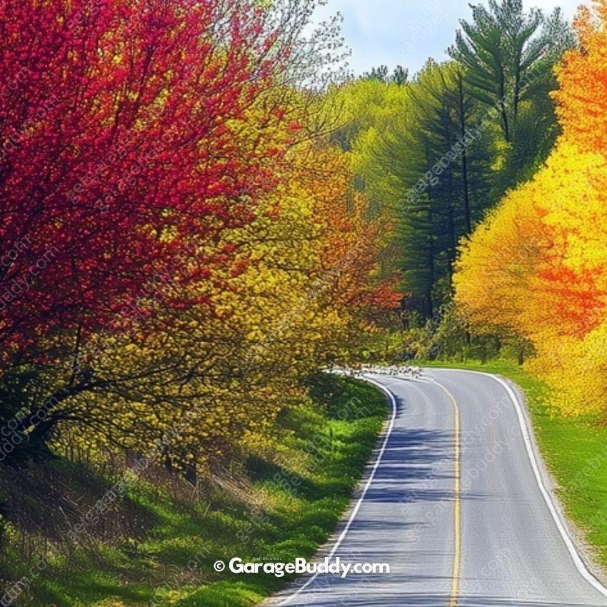 Spring Drive | Nature Garage Door Cover - Free Shipping