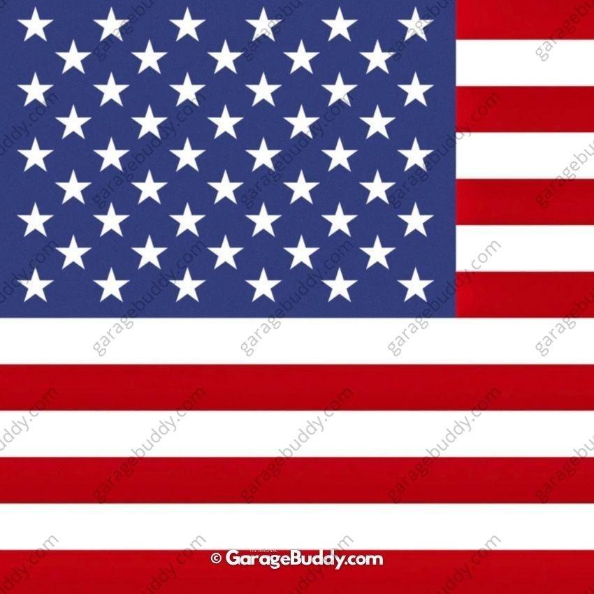 United States Of America Flag | Patriotic Garage Door Cover - Free Shipping