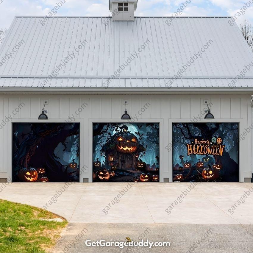 🎃GarageBuddy®️ Halloween Garage Door Covers - Free Shipping