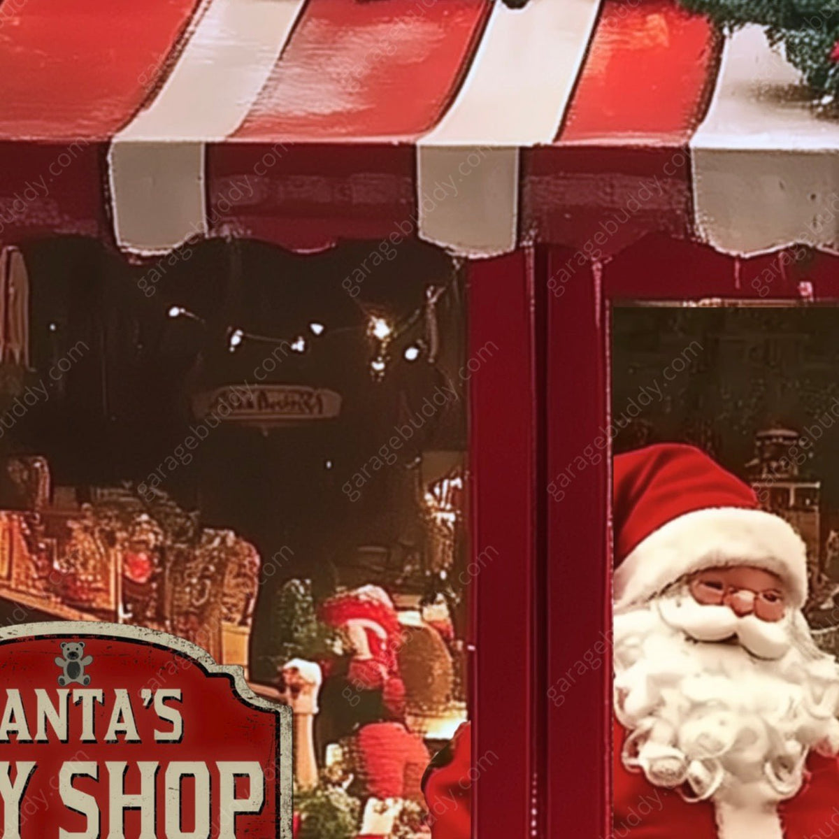 Santa's Toy Shop | Christmas Garage Door Cover - Free Shipping