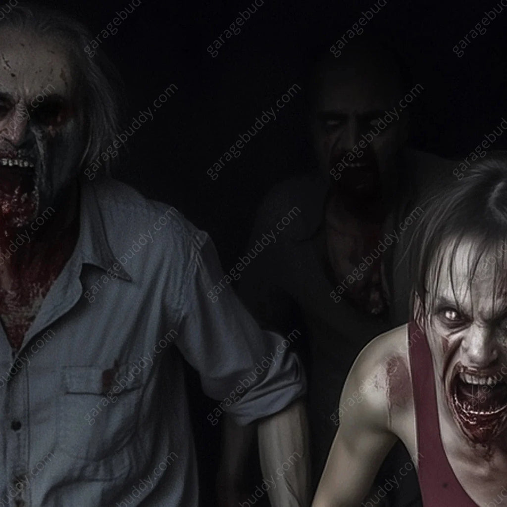 Zombie Invasion | Halloween Garage Door Cover - Free Shipping